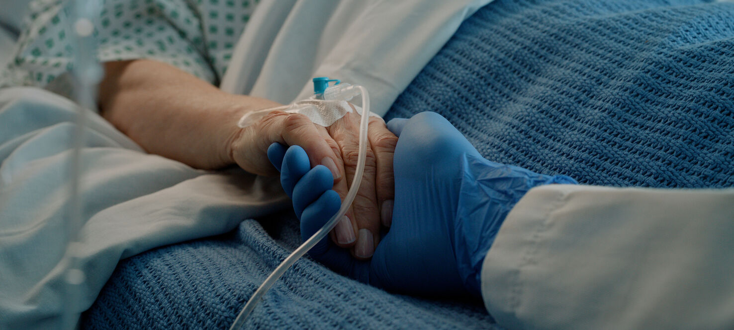 Patient and Doc with Hospital Bed
