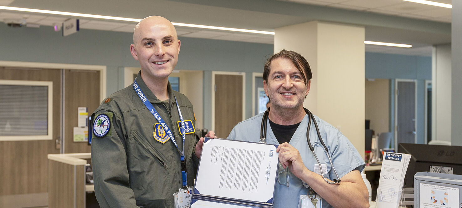 Dr. Kevin Olsen and Dr. Attila Becsey