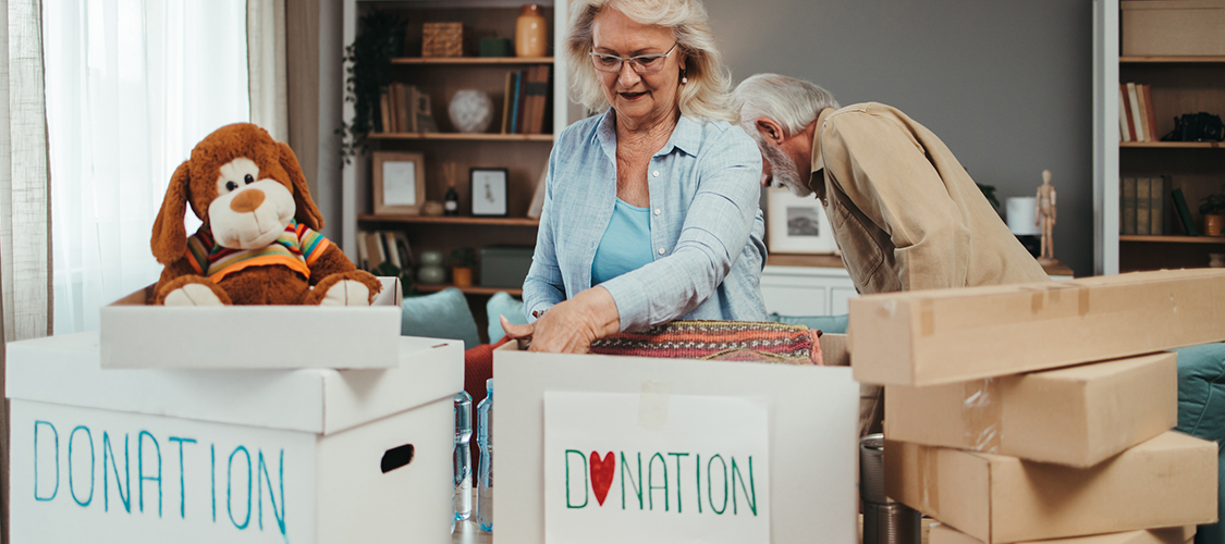 Homeowners collecting donations