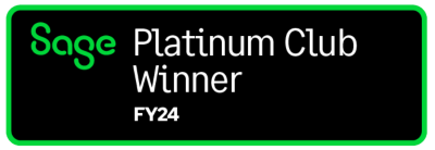 Sage Platinum Club Winner 2024 badge