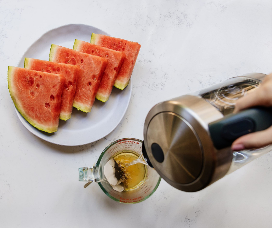 Recipe Watermelon Iced Tea Steep Tea for 5mins