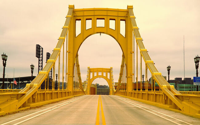 Robert Clemente Bridge in Pittsburgh