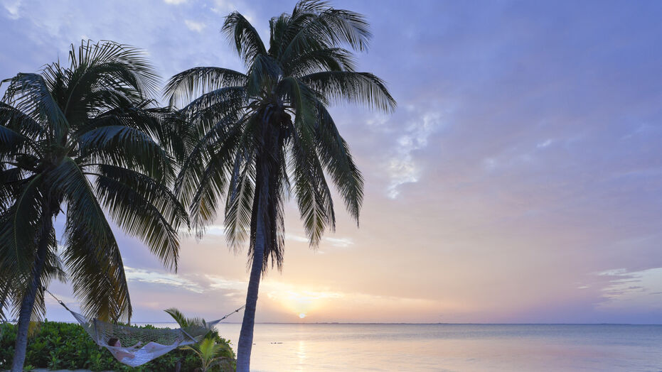 Sunrise on Rum Point Beach in Grand Cayman
