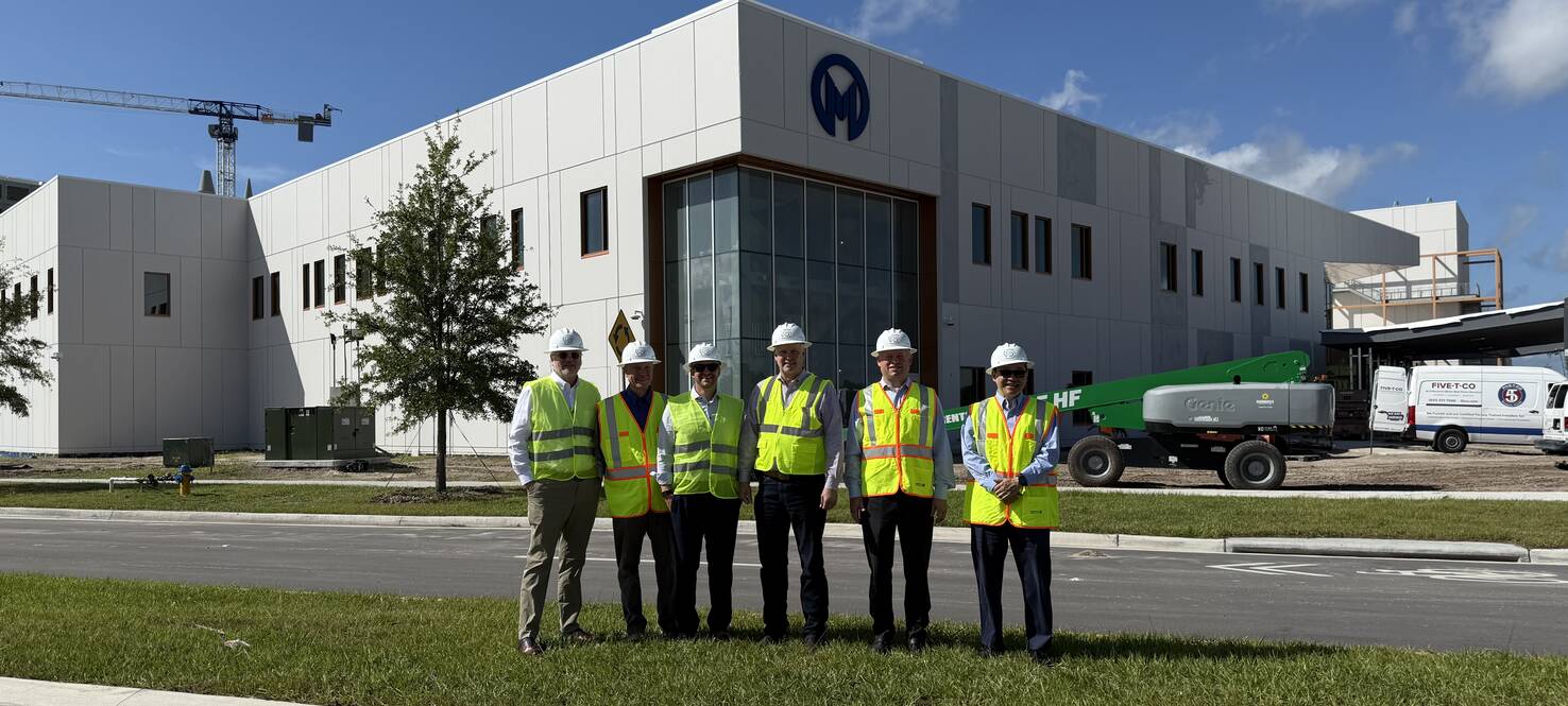 Wilton Simpson and Jason Weida visit Speros in July 2025