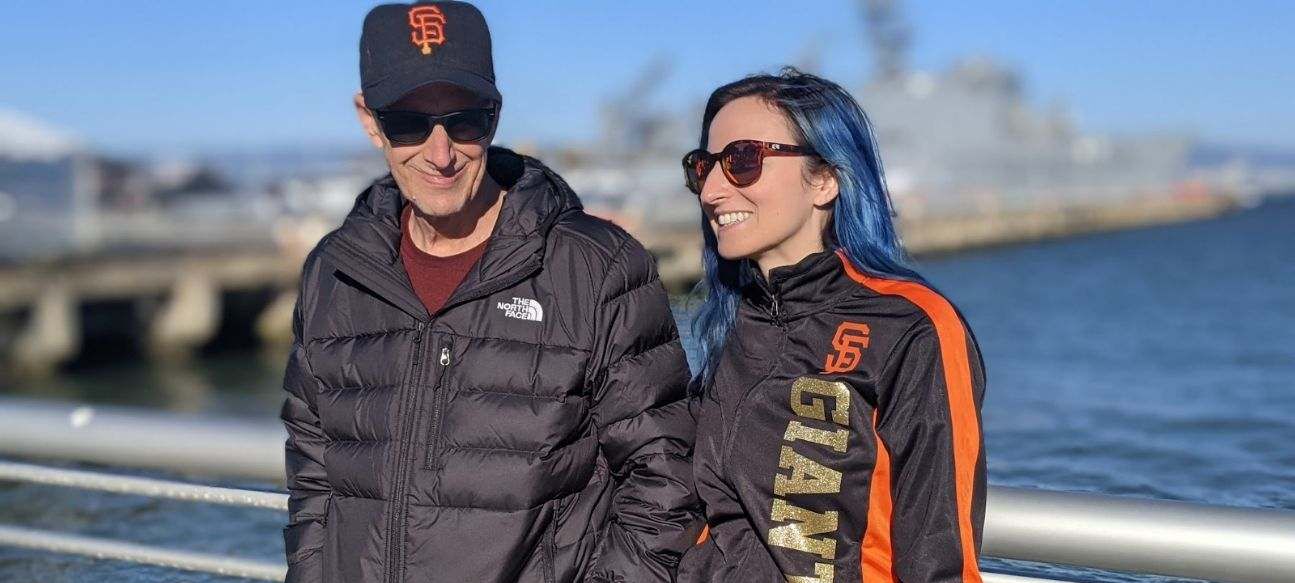 Lauren and her father Stuart 