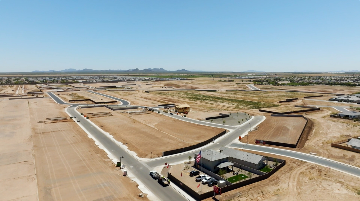 aerial shot of community 