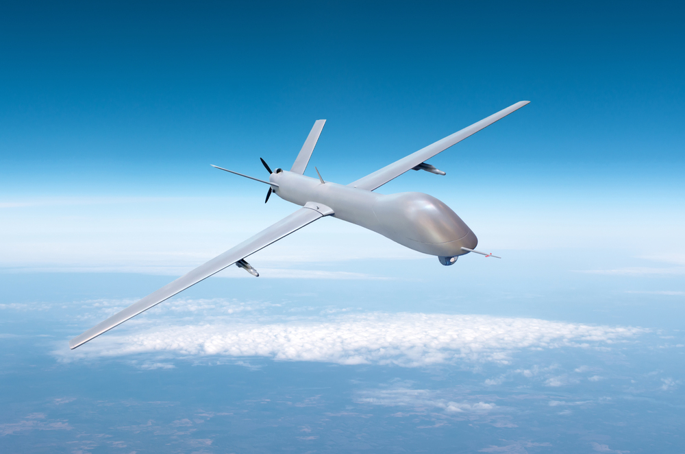 Unmanned Arial Vehicle in the sky