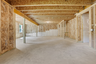 unfinished basement with natural light