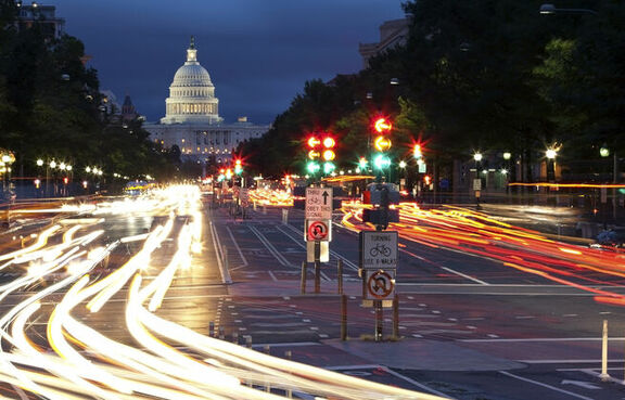 Washington DC Long Exposure Capitol Building