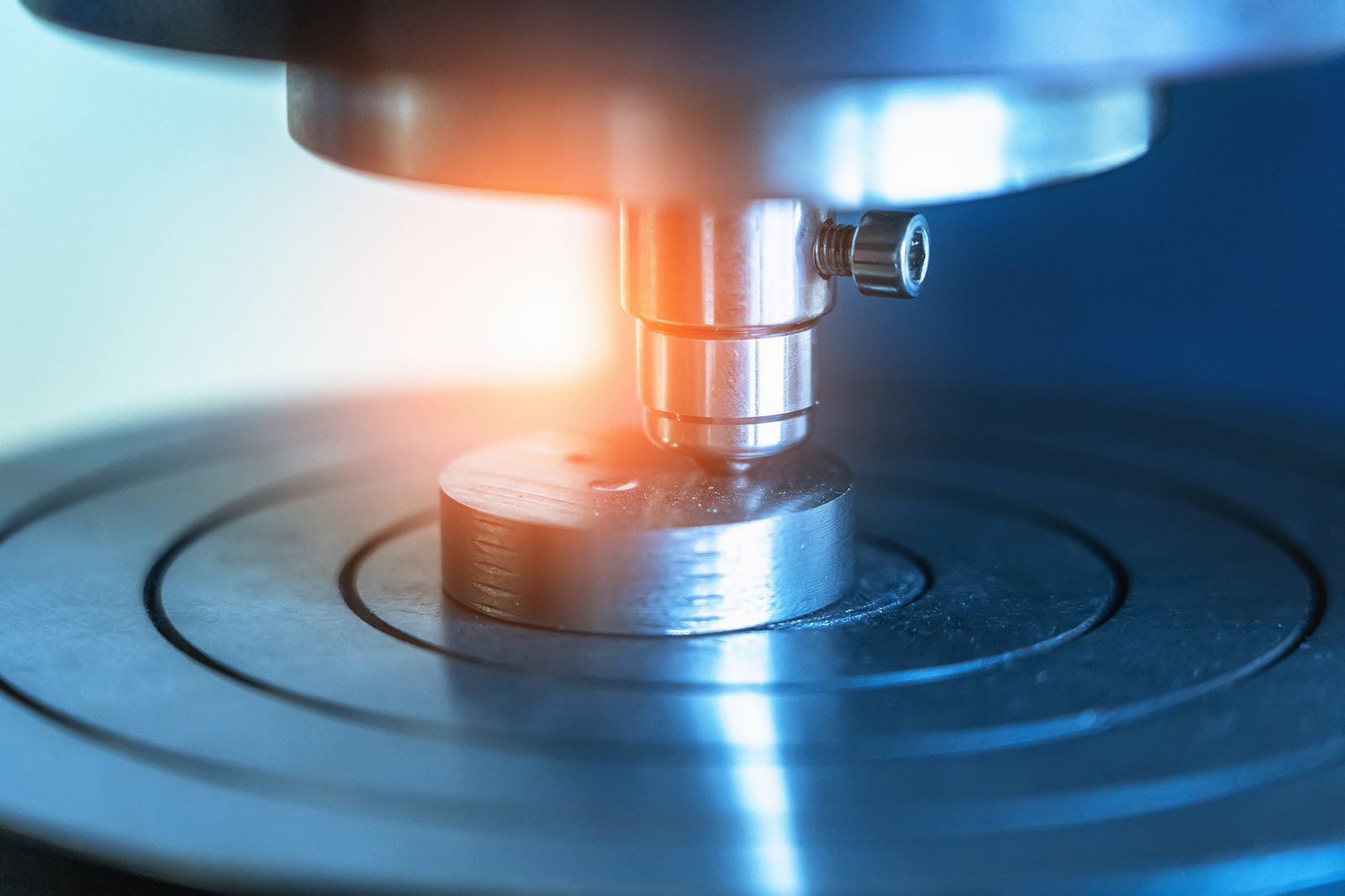 Wear testing pin on disc