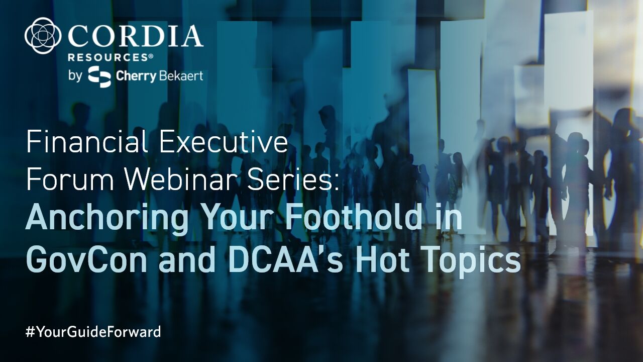 Anchoring Your Foothold in GovCon and DCAA's Hot Topics Youtube poster