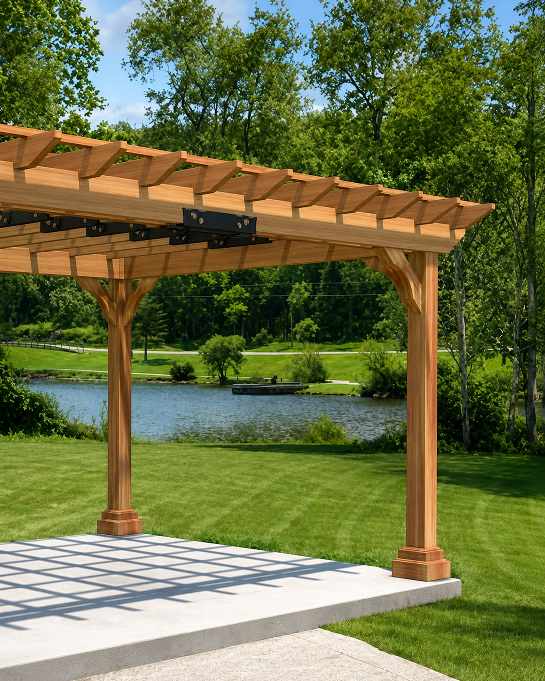Yukari hardwood decking and exterior accents