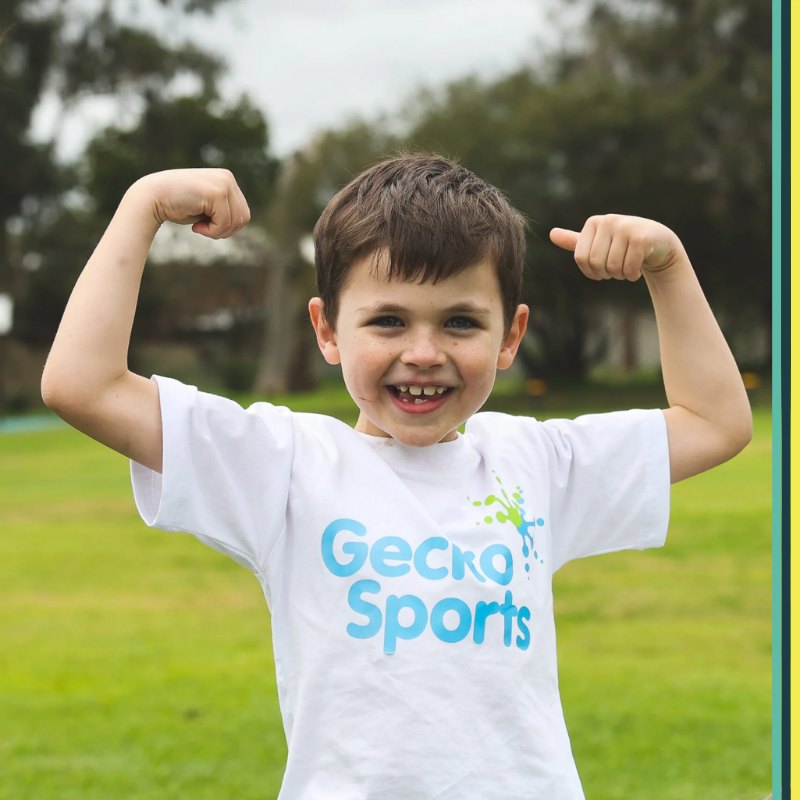 Child enjoying GeckoSports activities