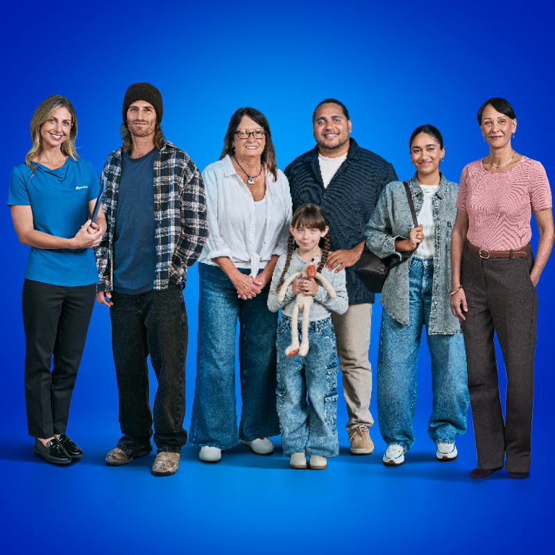 audiologist with a group of people