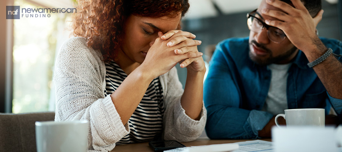 stressed couple