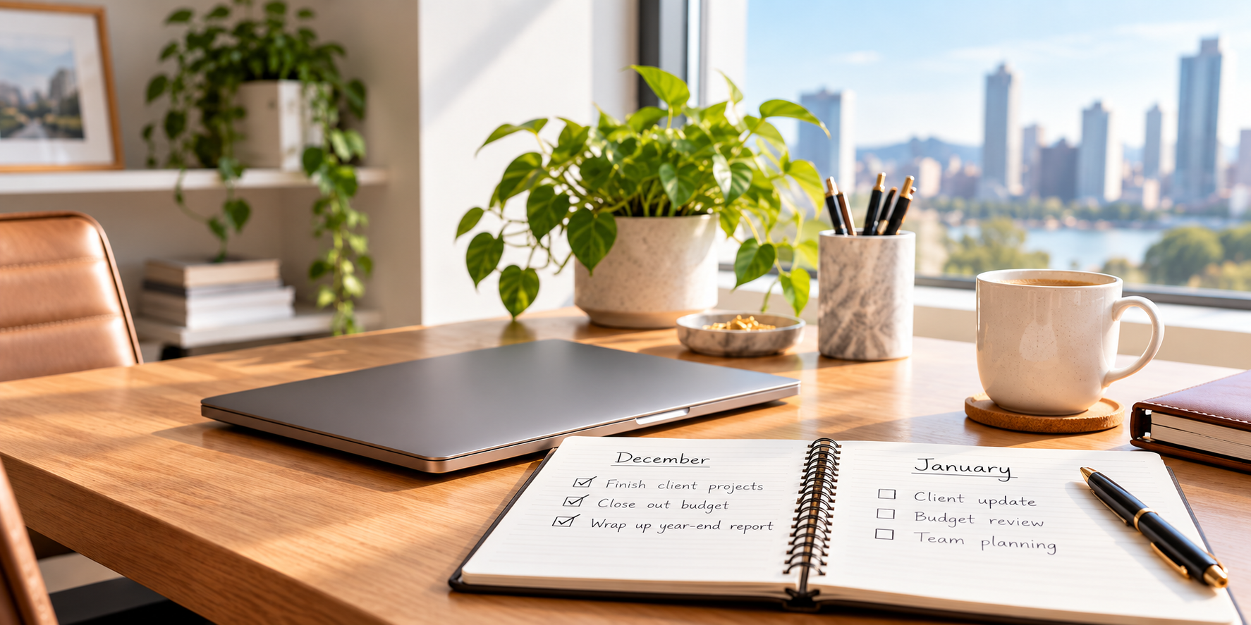 Before the year ends, clear more than your desk - give yourself a break