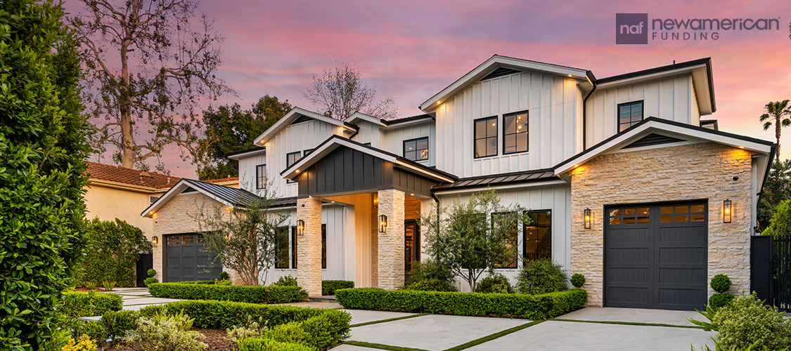 beautiful manicured house