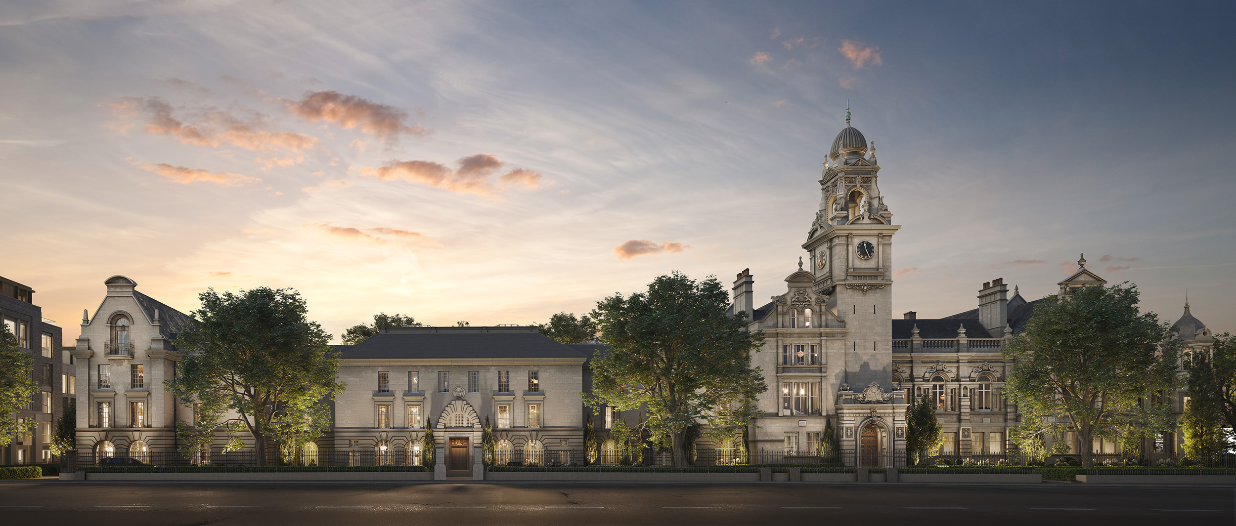 London Square County Hall Kingston image