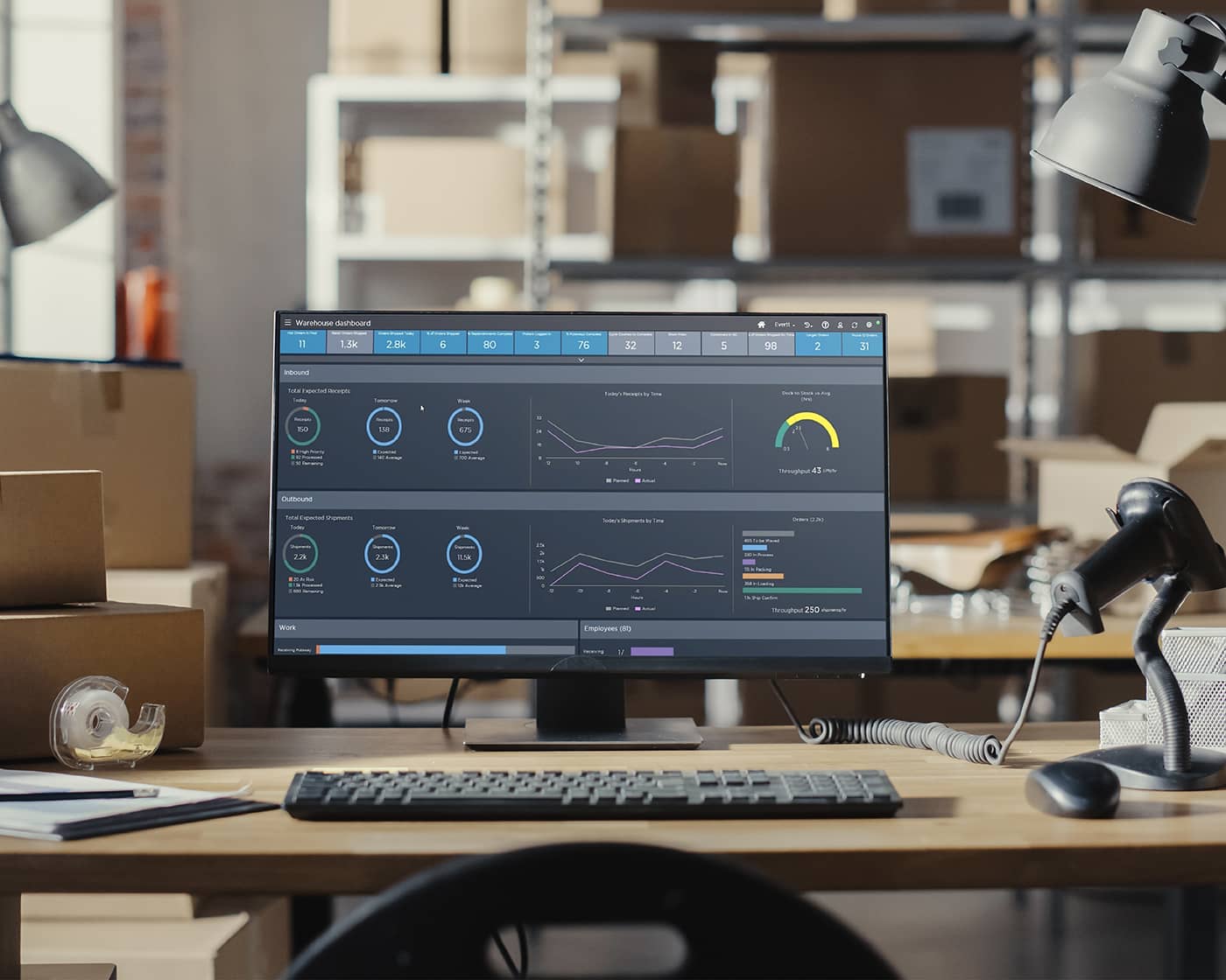 easy-to-use.jpg Manhattan SCALE product dashboard on a laptop