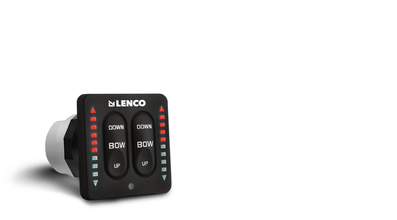 Lenco flybridge LED indicator switch