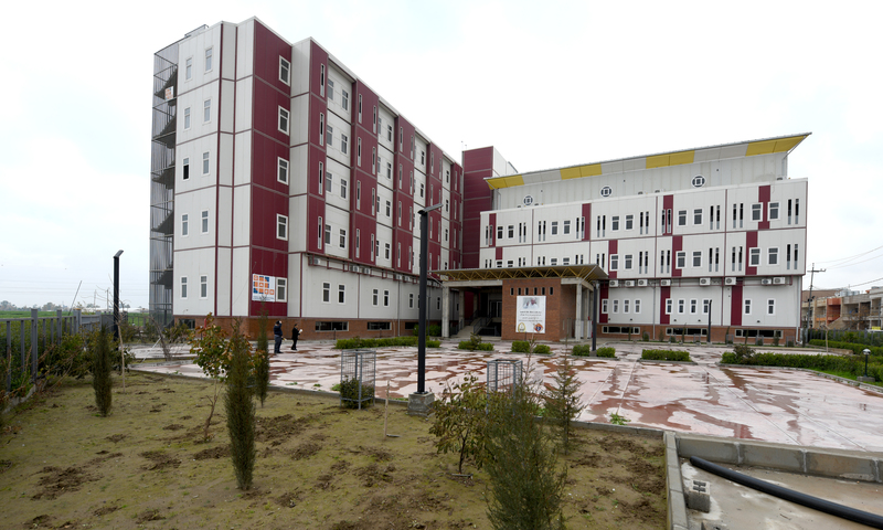 Far-view of the Father McGivney house in Iraq.