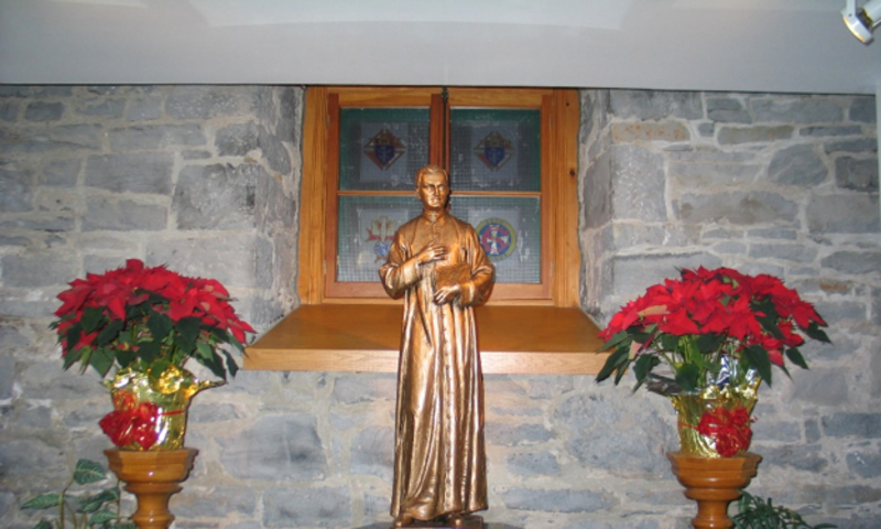 Father McGivney Statue at Ottawa Basilica.