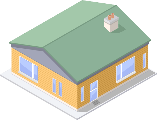 yellow house