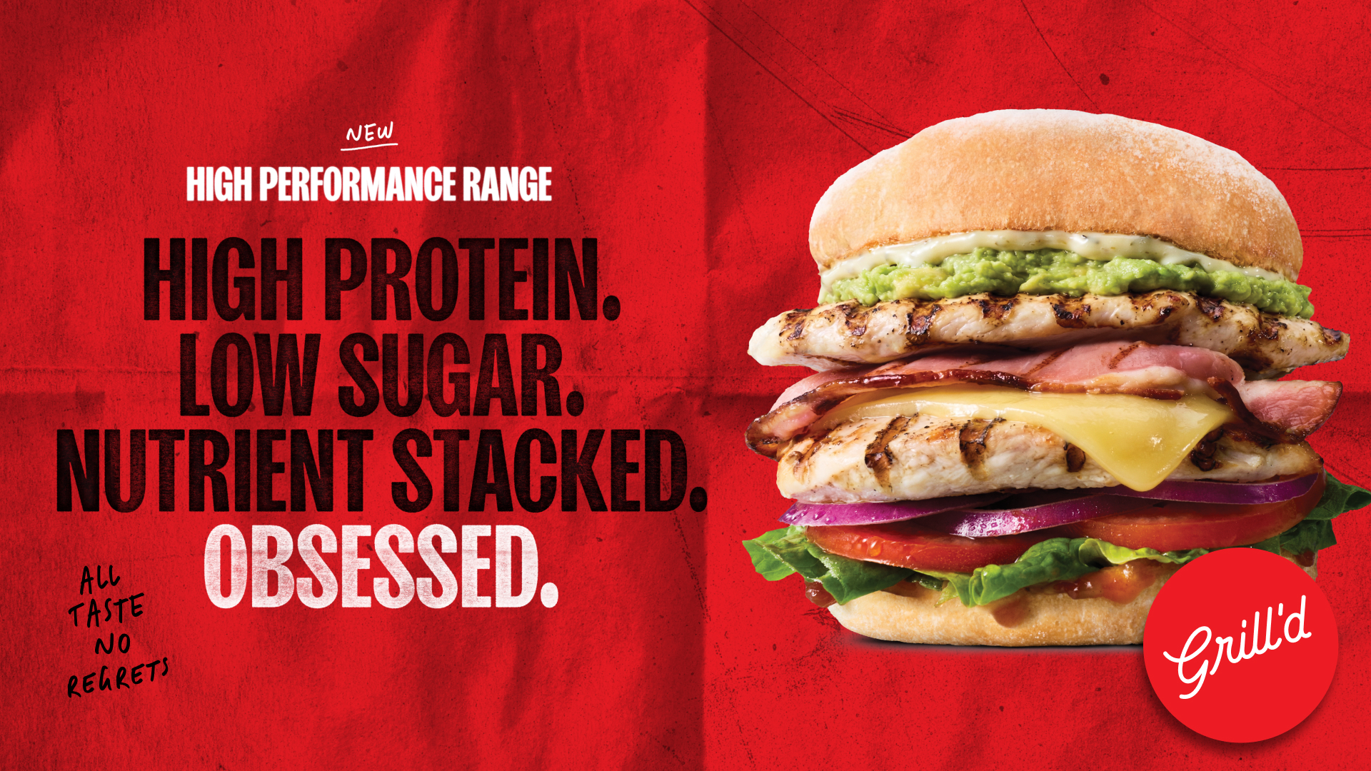 Burgers that taste as good as they make you feel. Grill’d burgers are high in protein to support muscle growth, low in sugar and have at least 13 essential vitamins and minerals to support your mind and body when part of a healthy and varied diet.