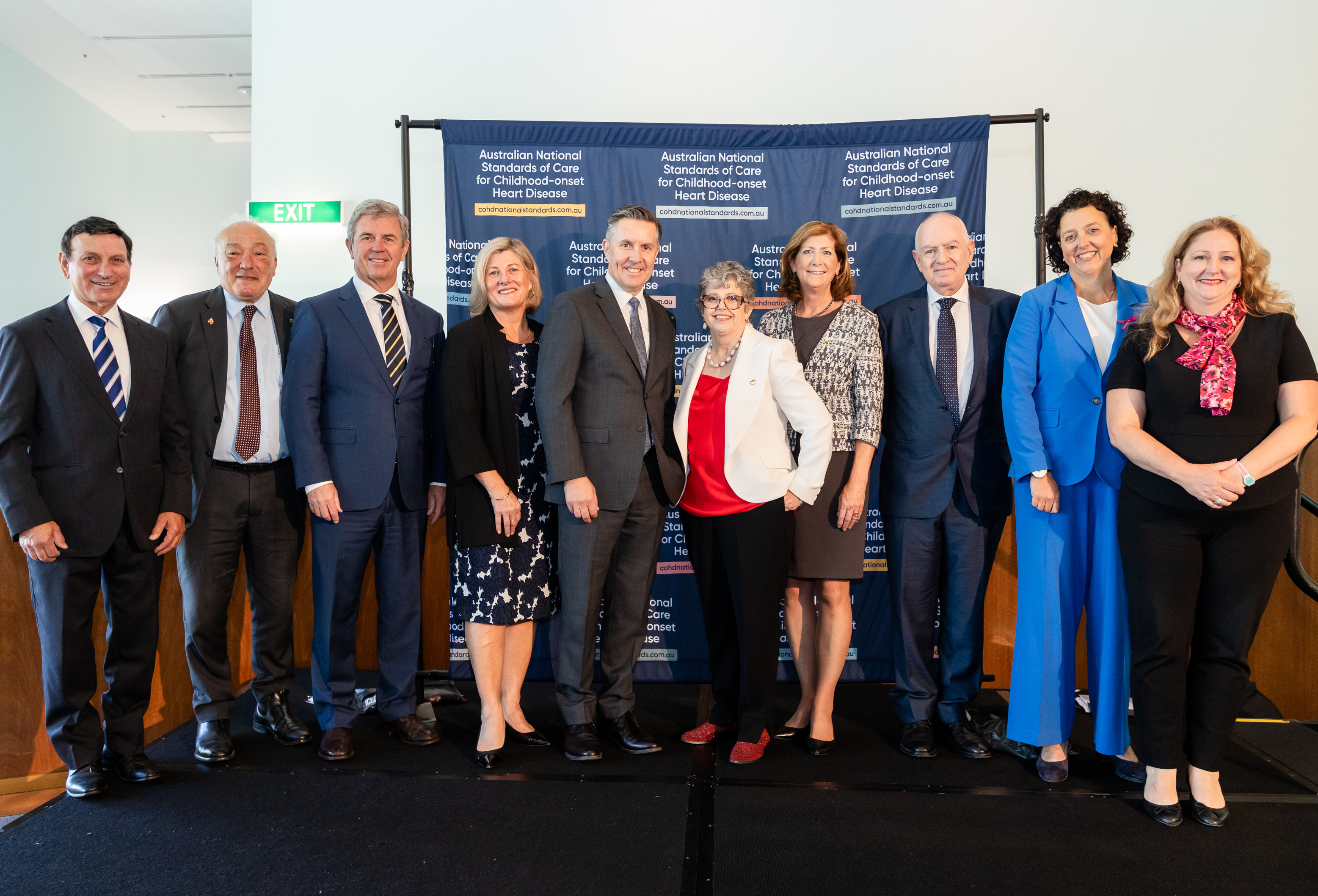 Attendees at the launch of the CoHD Standards