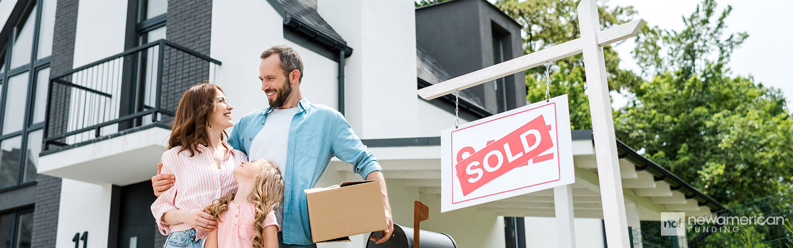 family just bought a house