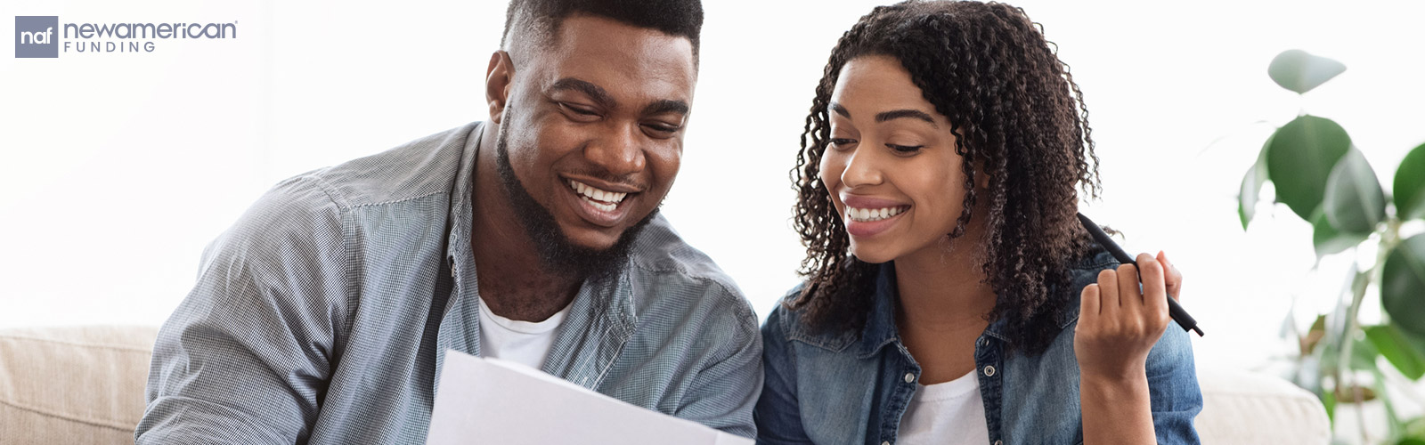 couple going over papwerwork