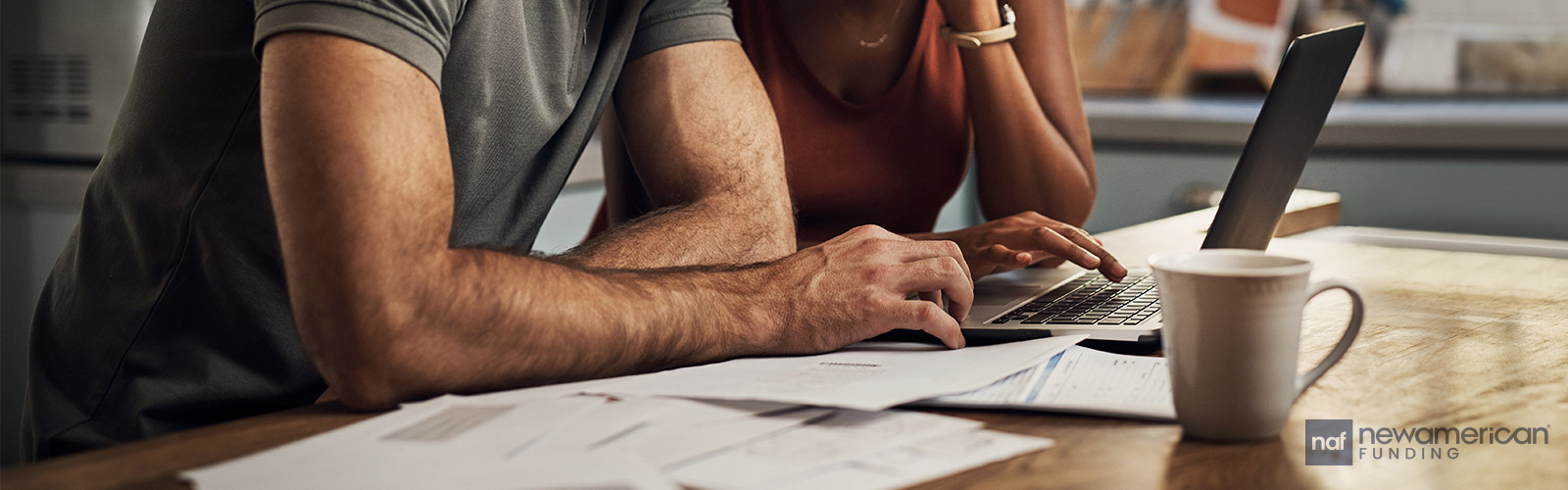 couple filling out paperwork