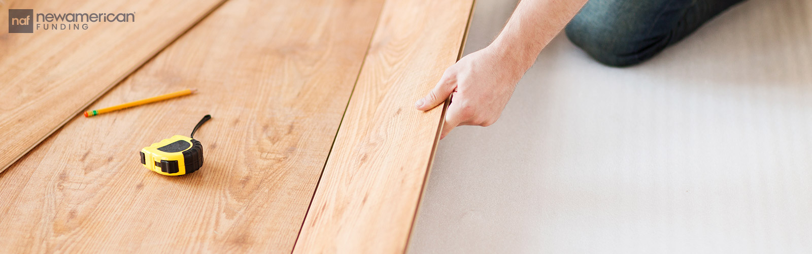 laying new wooden floor