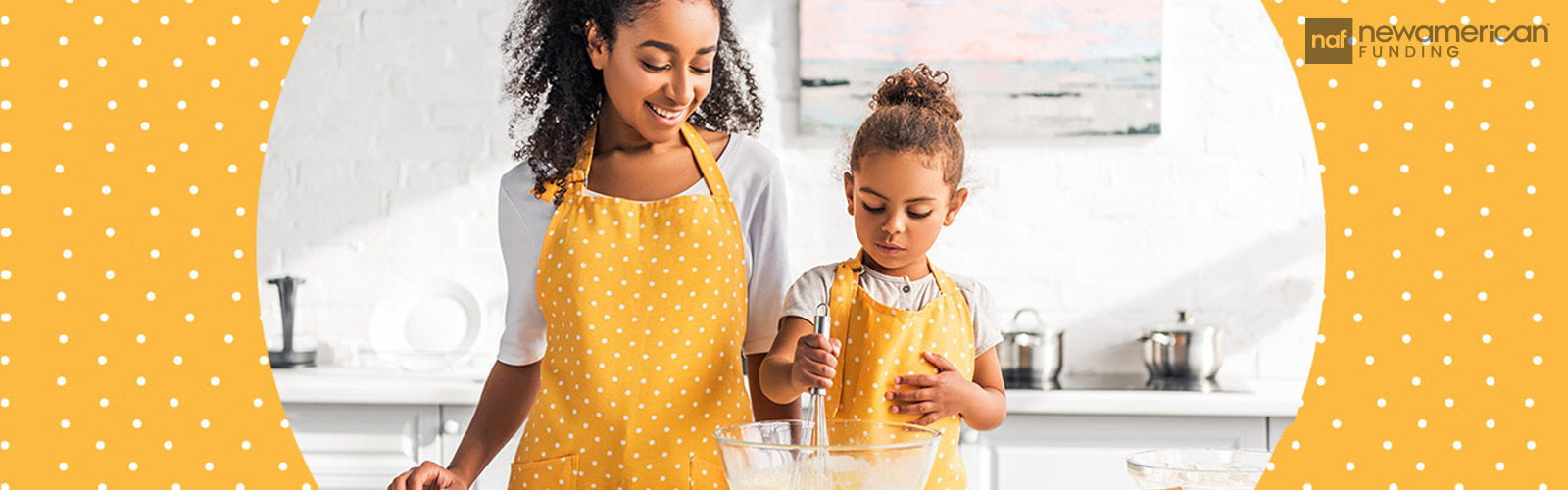 mother and daugther cooking together