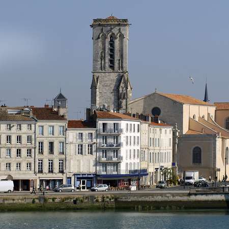 Distant photo of Hotel Saint Sauveur in Lourdes, France.