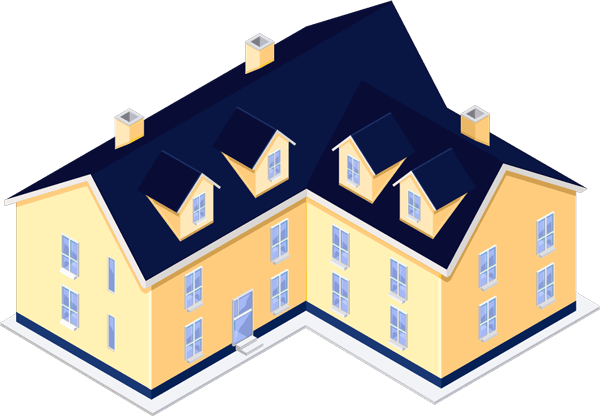 graphic of a house 