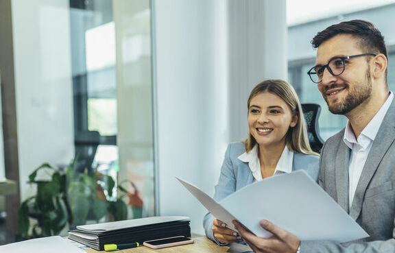 Human Resource team Talking