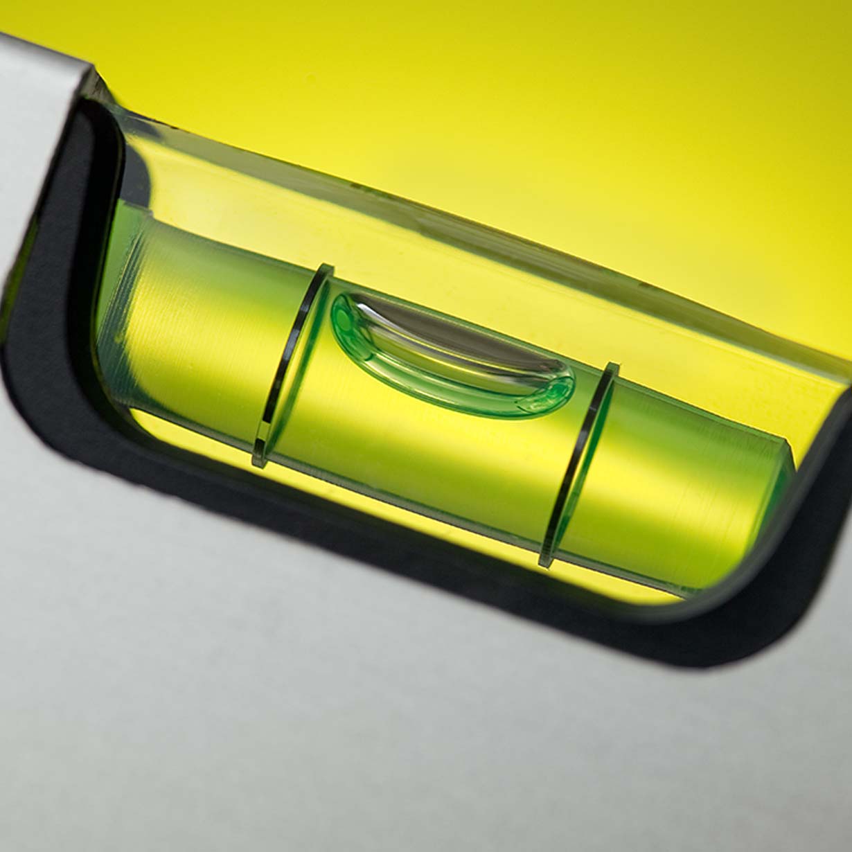 Close-up of a spirit level