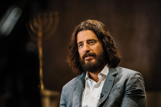 Roumie is pictured on the set of The Chosen during his interview with Columbia in May. Photo by Spirit Juice Studios