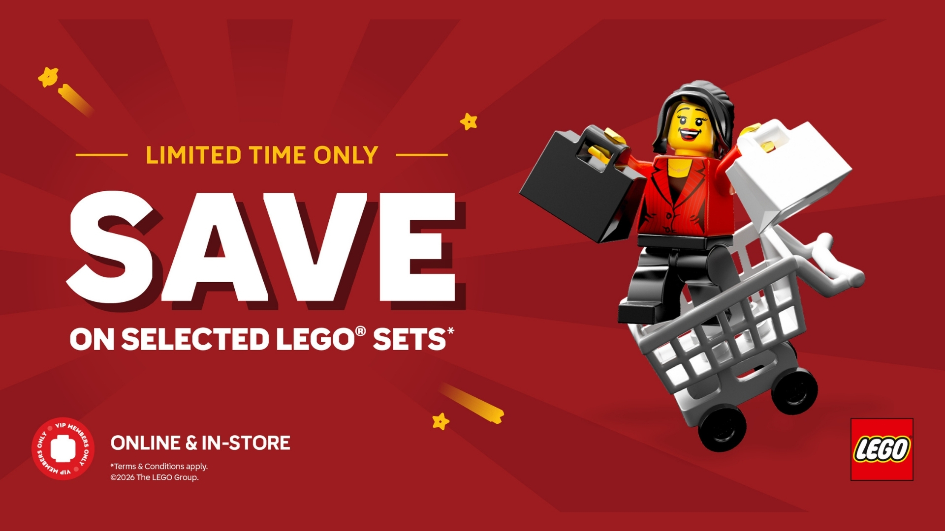 SAVE on selected LEGO® sets!