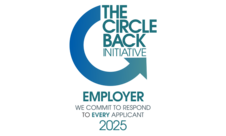 Circle Back Initiative logo. Text reads "we commit to respond to every applicant. 2025"