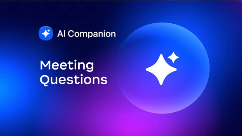 How to use Zoom AI Companion Meeting Questions