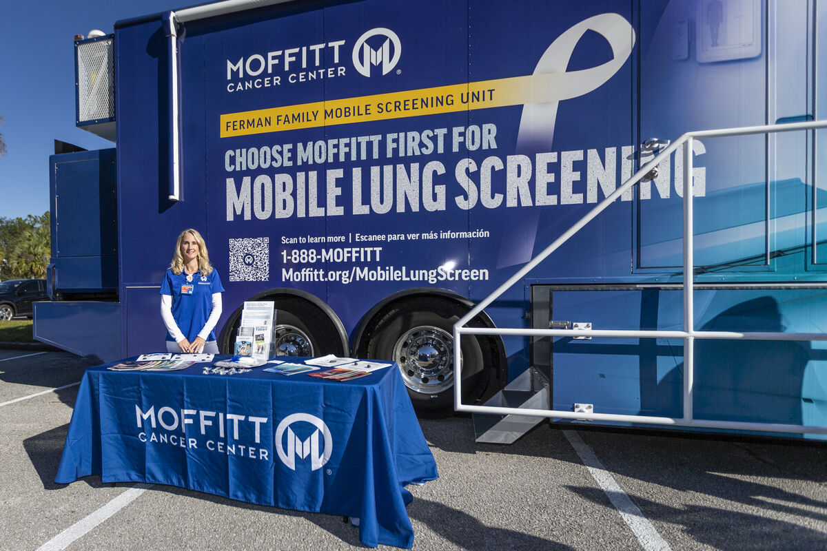Moffitt Mobile Lung Screening bus