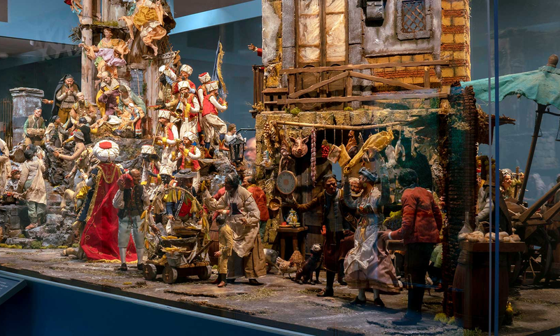 Sculpture from Italy, part of the 800 Years of the Creche Exhibit.