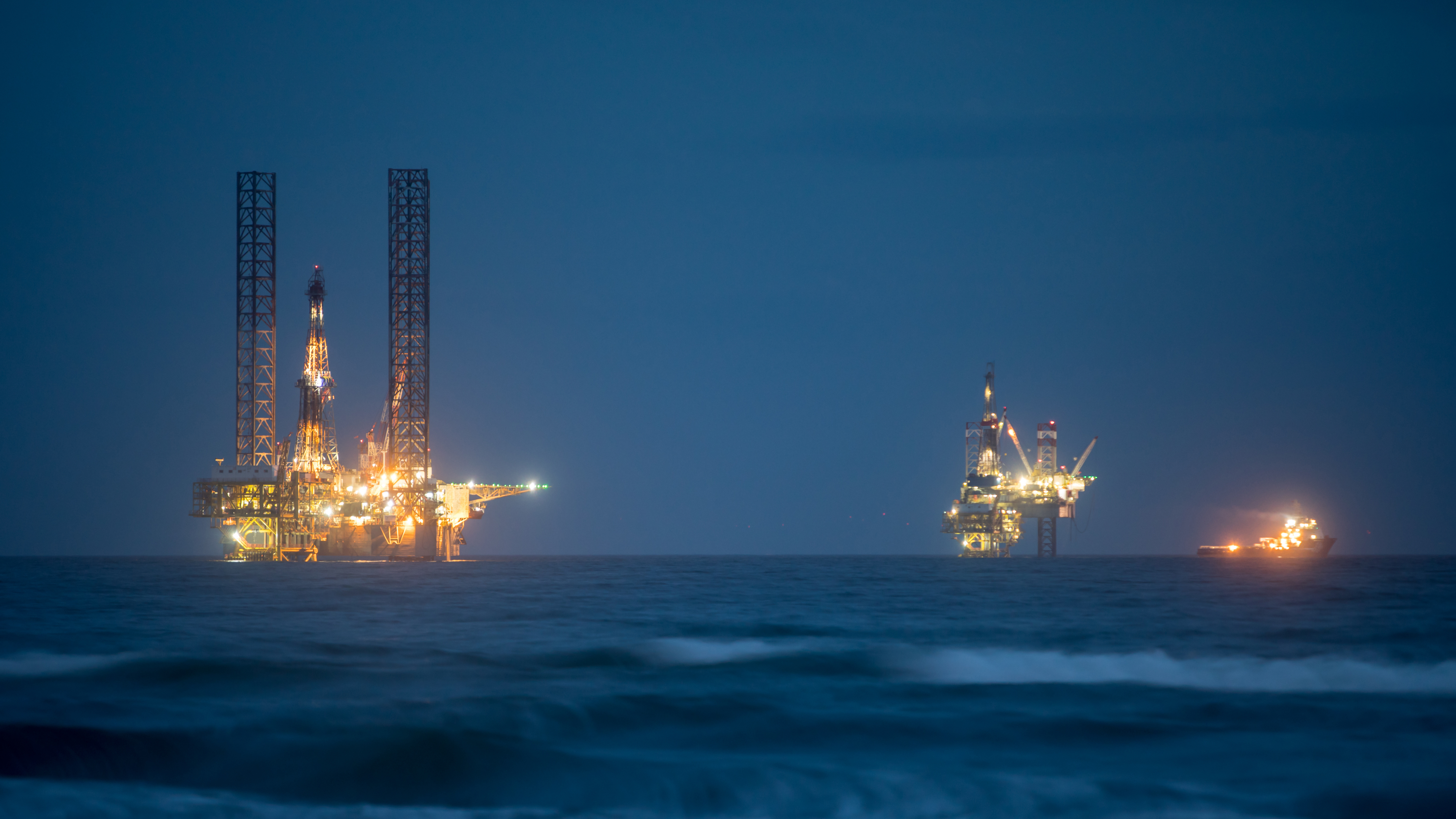 Oil rig in Norway