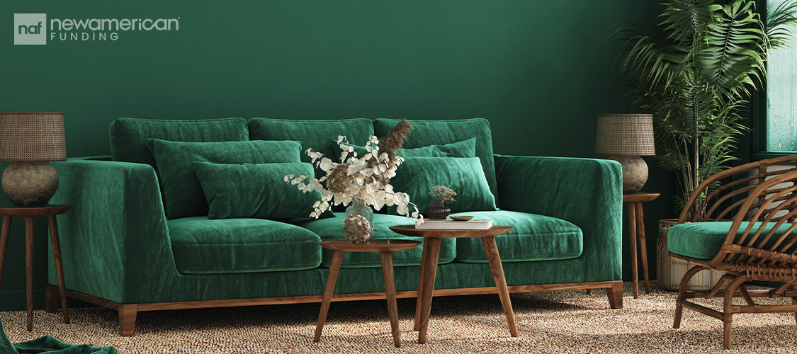 green living room