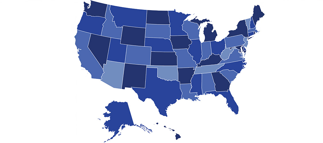Map of the United States