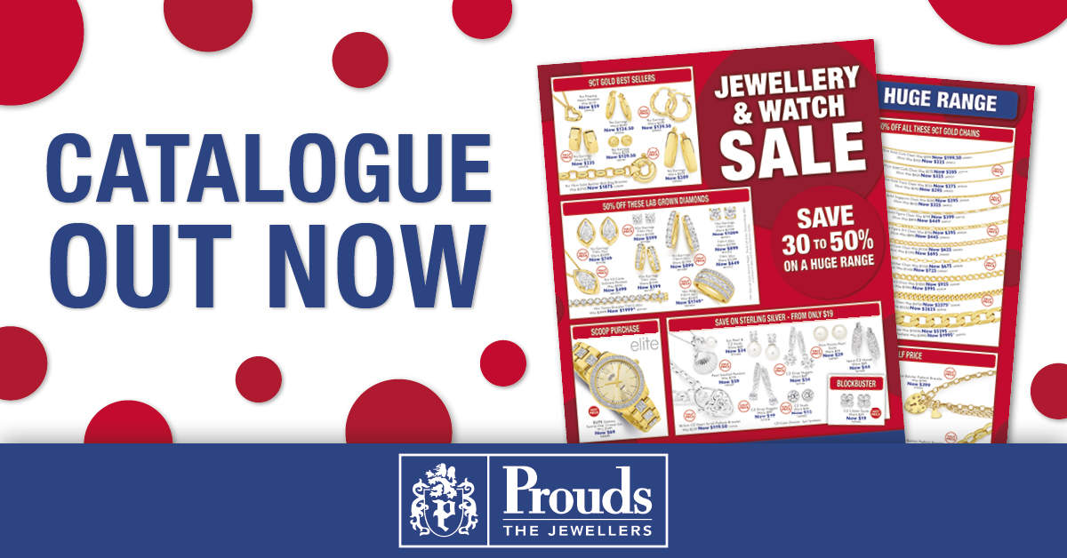 image of catalogue pages and supporting text of jewellery and watch sale