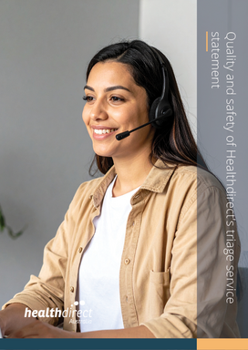 Quality and safety of Healthdirect’s triage service statement, promo tile image