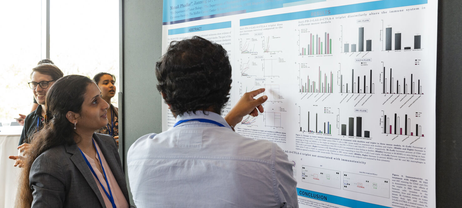 Research and oncology trainees present at the 2024 Scientific Symposium 